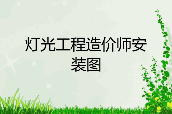 灯光工程造价师安装图