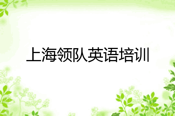 上海领队英语培训