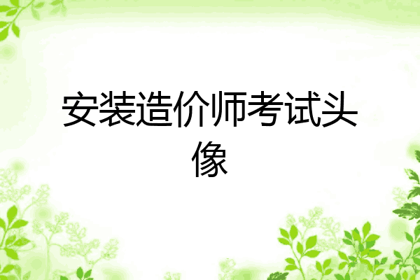 安装造价师考试头像