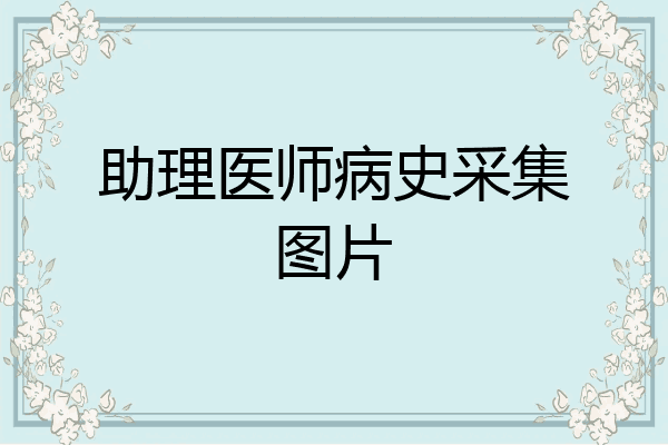 助理医师病史采集图片