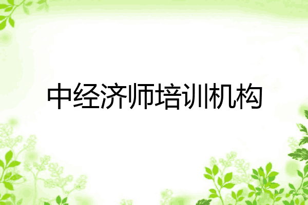 中经济师培训机构