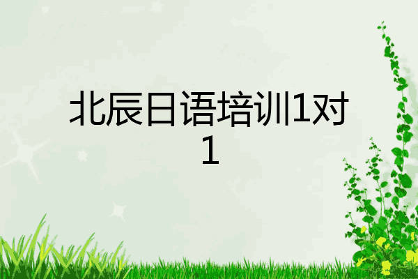 北辰日语培训1对1