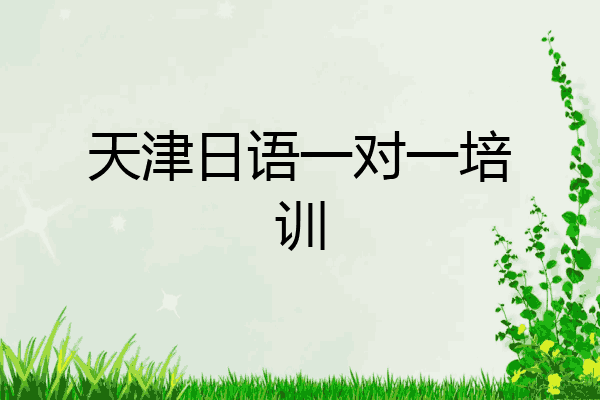 天津日语一对一培训