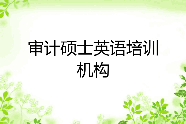 审计硕士英语培训机构