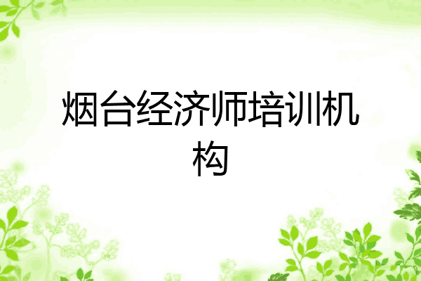 烟台经济师培训机构