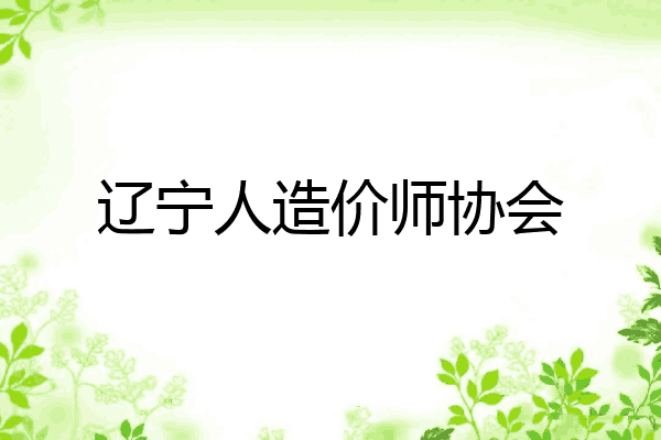辽宁人造价师协会