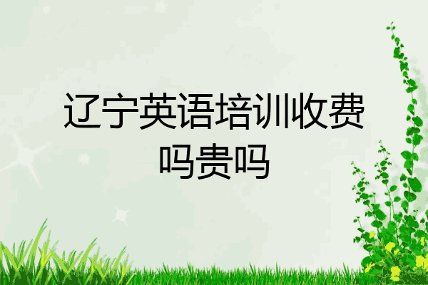辽宁英语培训收费吗贵吗
