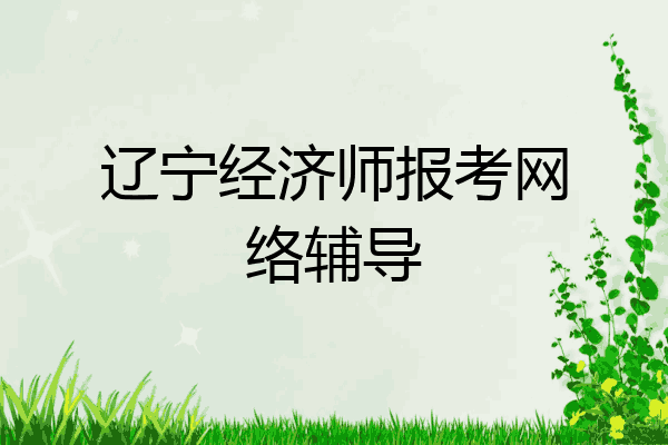 辽宁经济师报考网络辅导