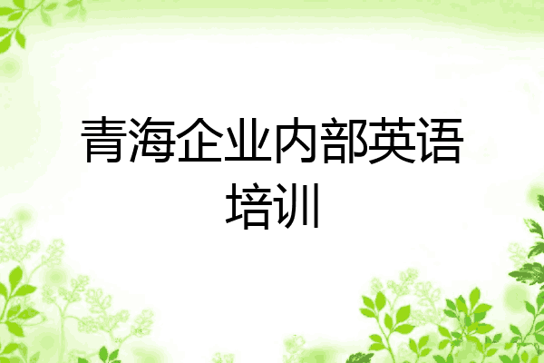 青海企业内部英语培训