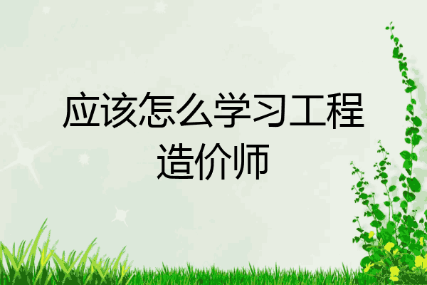 应该怎么学习工程造价师