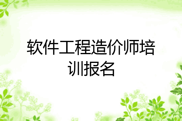 软件工程造价师培训报名