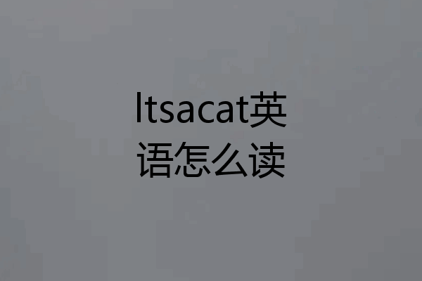ltsacat英语怎么读