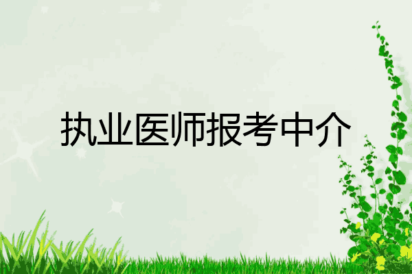 执业医师报考中介
