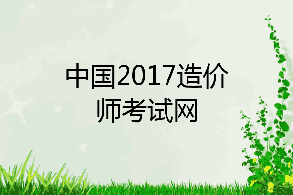 中国2017造价师考试网