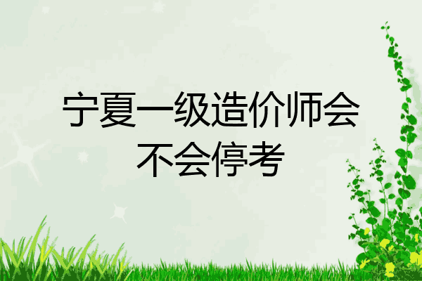 宁夏一级造价师会不会停考