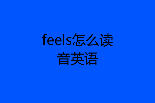 feels怎么读音英语