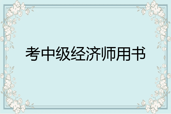 考中级经济师用书