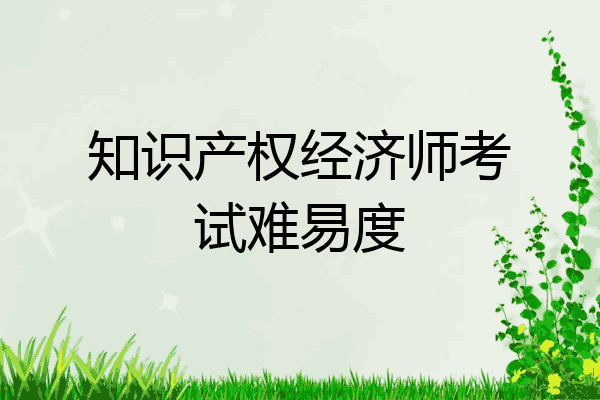 知识产权经济师考试难易度