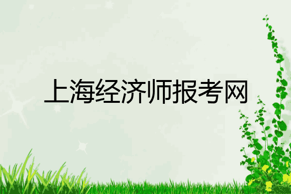 上海经济师报考网