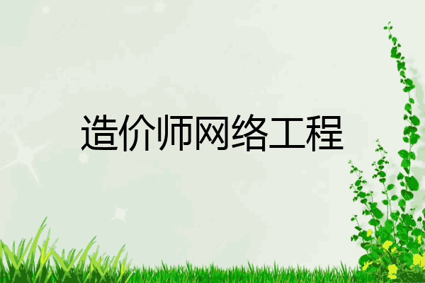 造价师网络工程