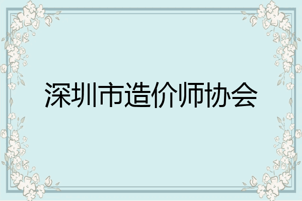 深圳市造价师协会