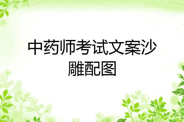 中药师考试文案沙雕配图