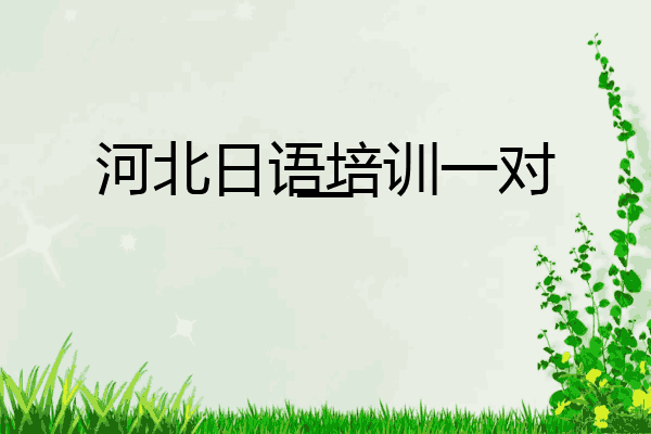 河北日语培训一对一