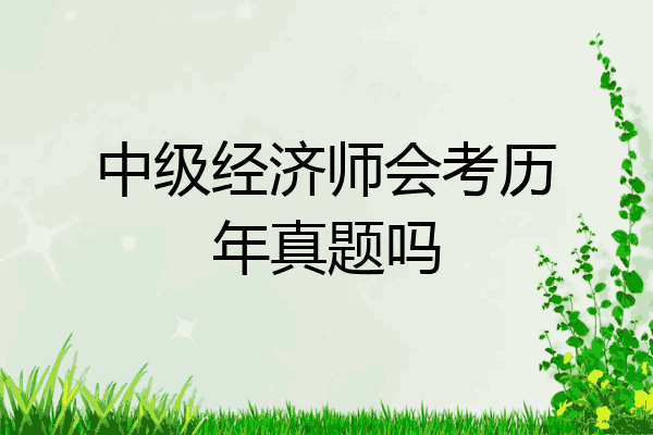 中级经济师会考历年真题吗
