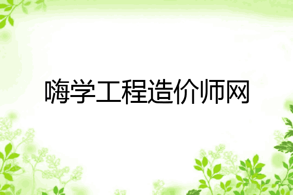 嗨学工程造价师网
