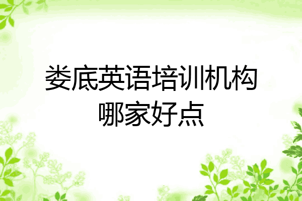 娄底英语培训机构哪家好点