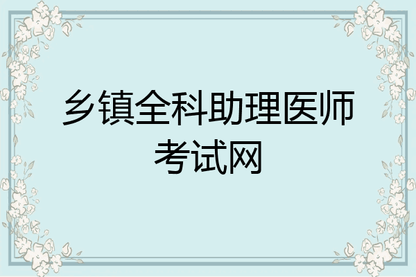 乡镇全科助理医师考试网