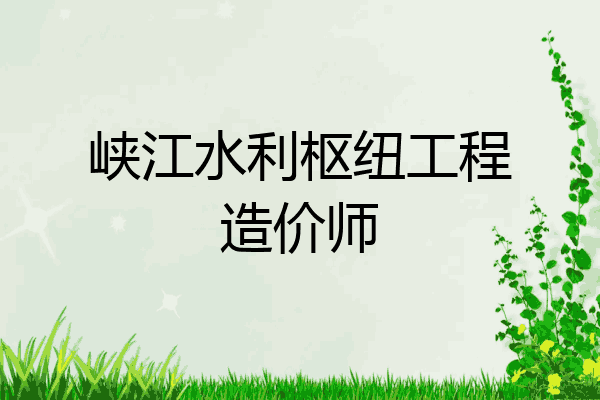 峡江水利枢纽工程造价师