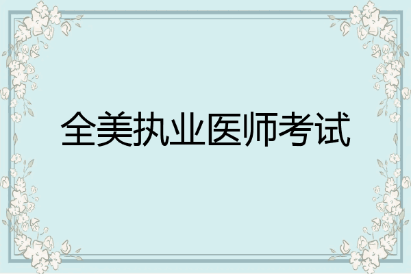 全美执业医师考试