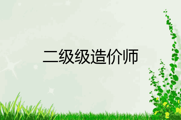 二级级造价师