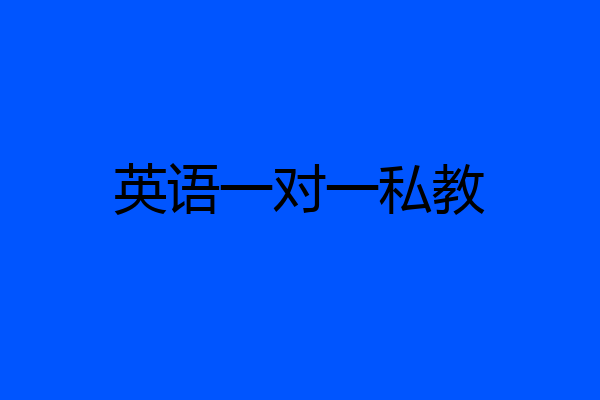 英语一对一私教