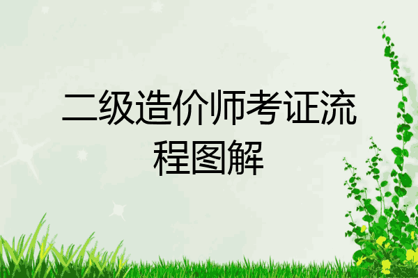 二级造价师考证流程图解