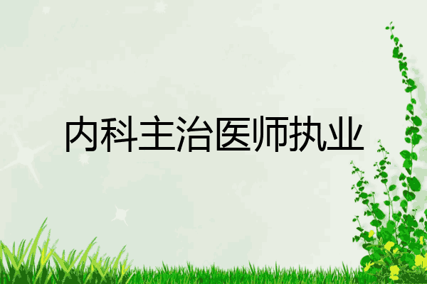 内科主治医师执业