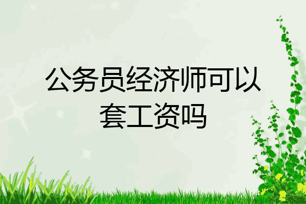 公务员经济师可以套工资吗