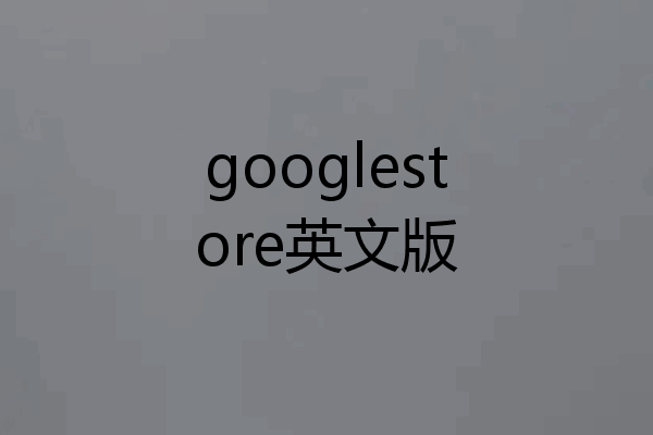 googlestore英文版