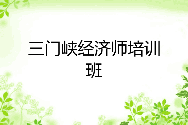 三门峡经济师培训班