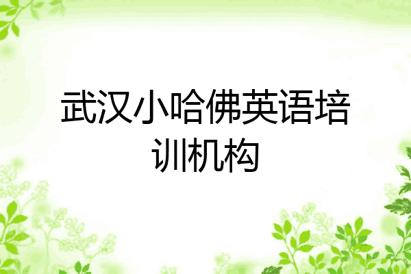 武汉小哈佛英语培训机构