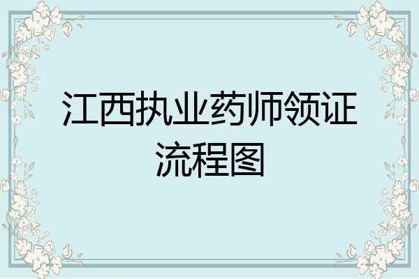 江西执业药师领证流程图