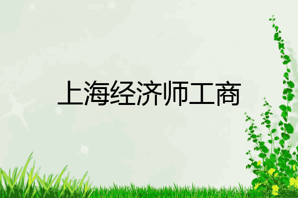 上海经济师工商