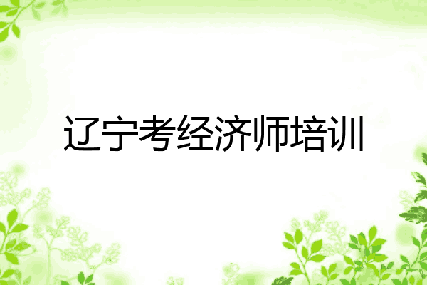 辽宁考经济师培训