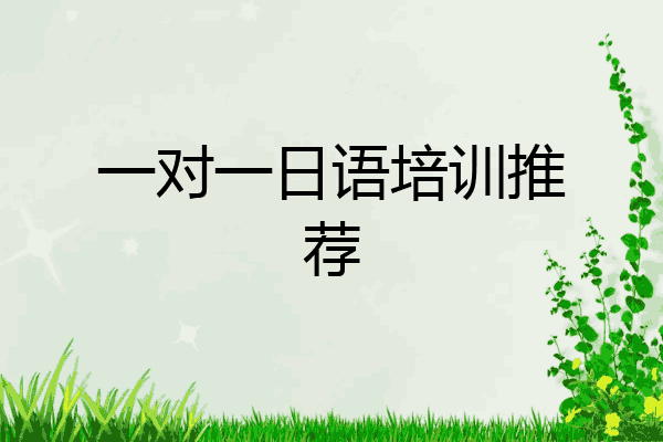 一对一日语培训推荐