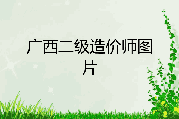 广西二级造价师图片