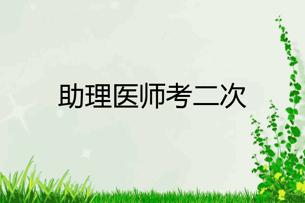 助理医师考二次
