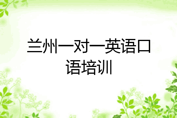 兰州一对一英语口语培训