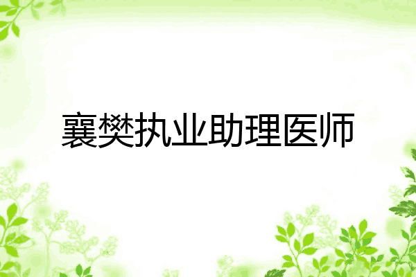 襄樊执业助理医师