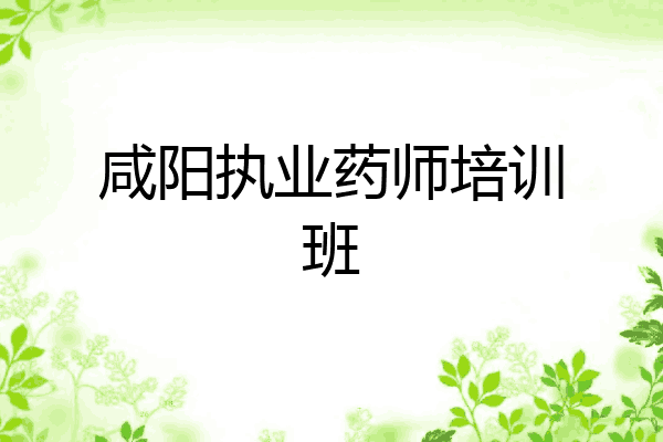 咸阳执业药师培训班